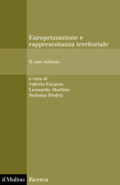 Cover Europeizzazione e rappresentanza territoriale