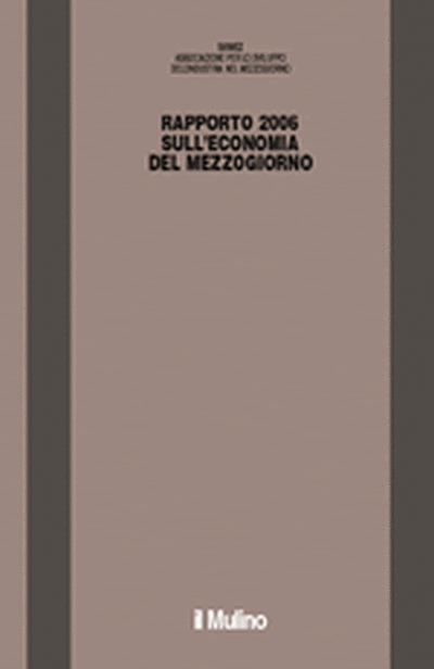 Cover Rapporto 2006 sull'economia del Mezzogiorno