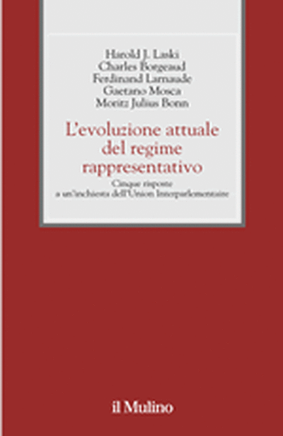 Cover L'evoluzione attuale del regime rappresentativo